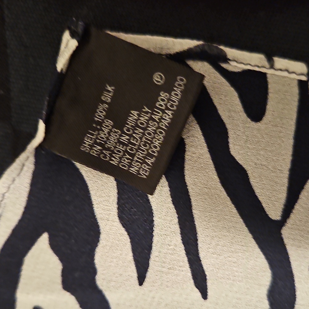 Zebra Print Oblong Scarf - Picture 2 of 5